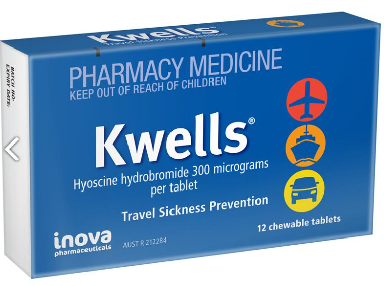 호주 멀미약 - 약국에서 구입 가능