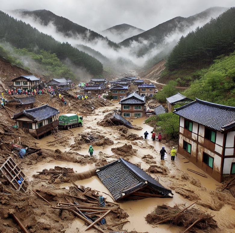 강원도 산사태