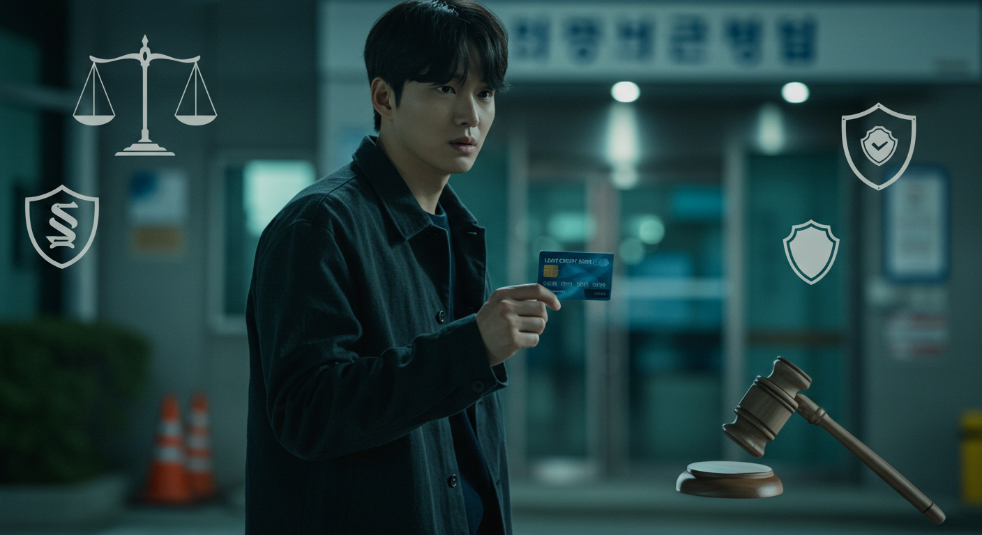 주운카드, 카드사기, 여신전문금융업법