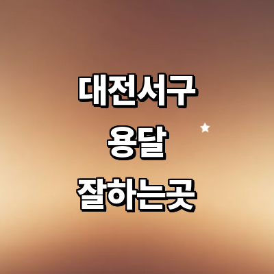 대전 서구 용달