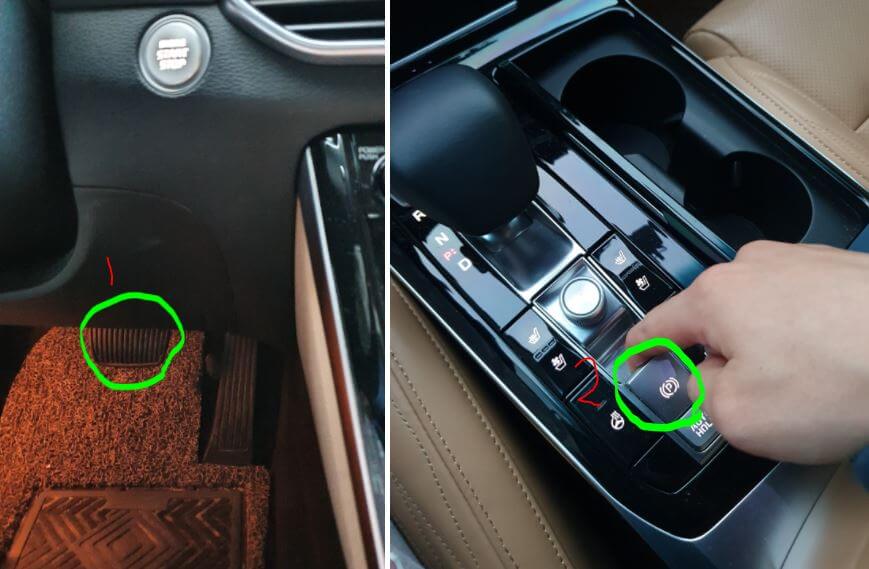 Parking brake Lock 걸림
