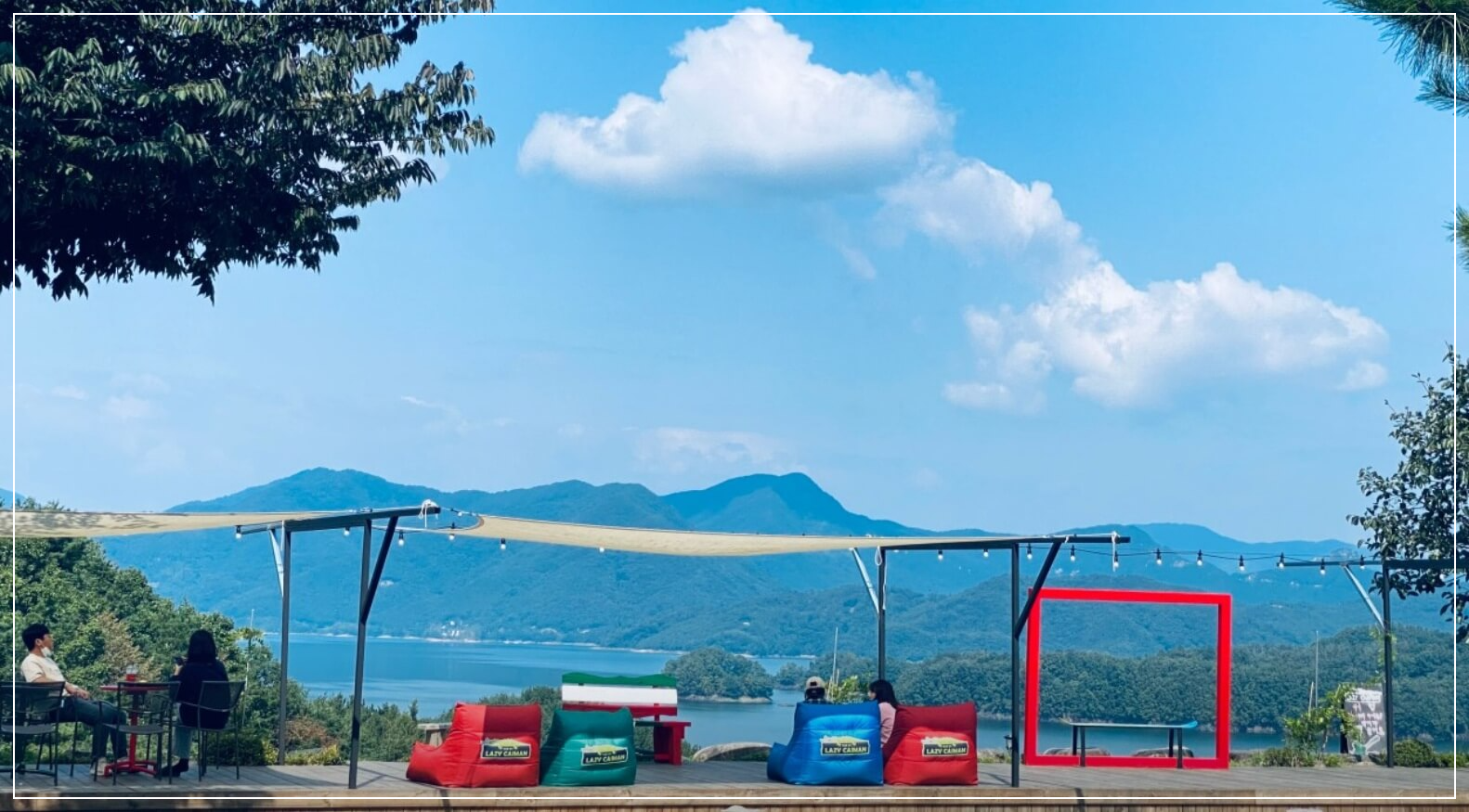충주 가볼만한곳 베스트10 게으른악어 카페 & 악어봉 전망