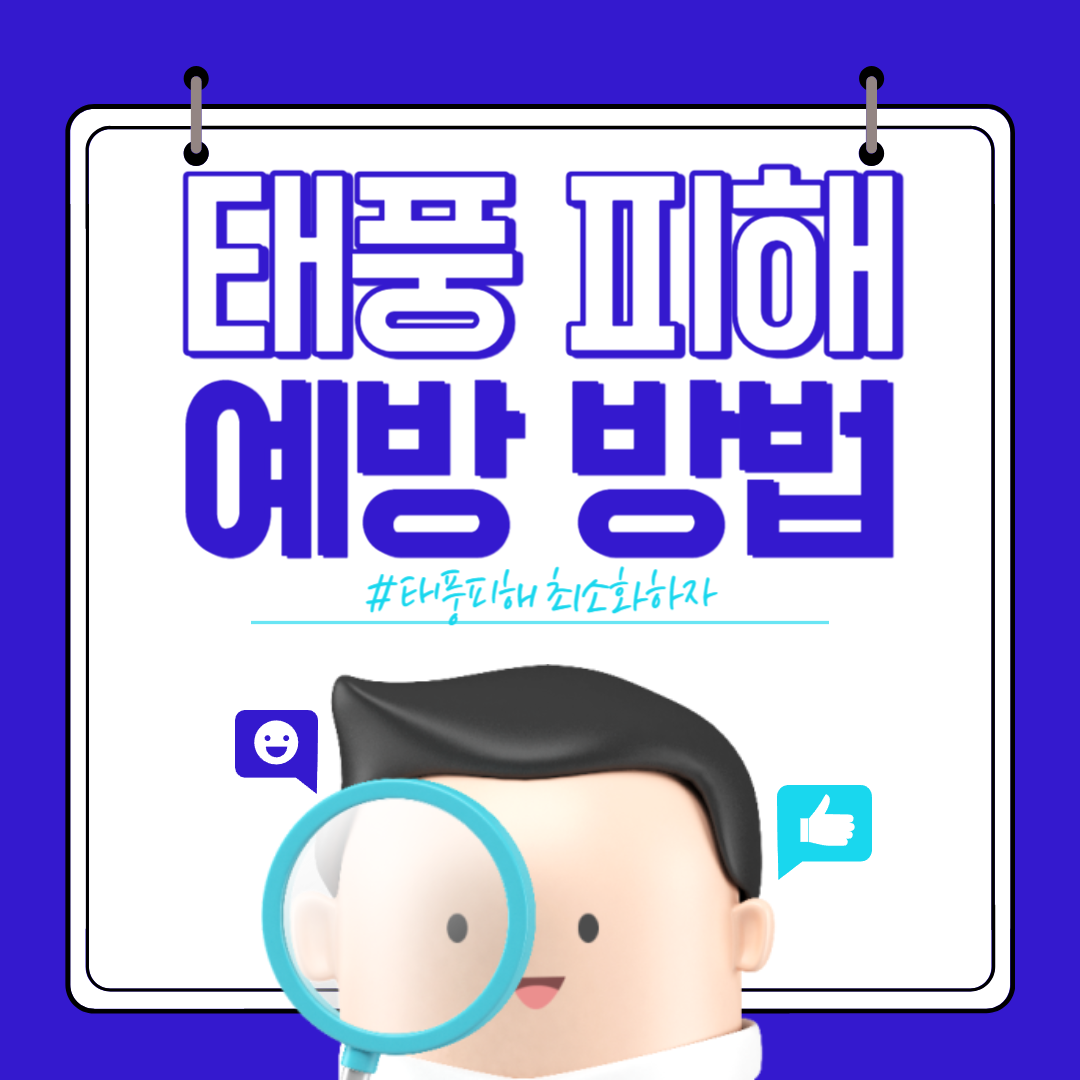 태풍 피해 예방 방법