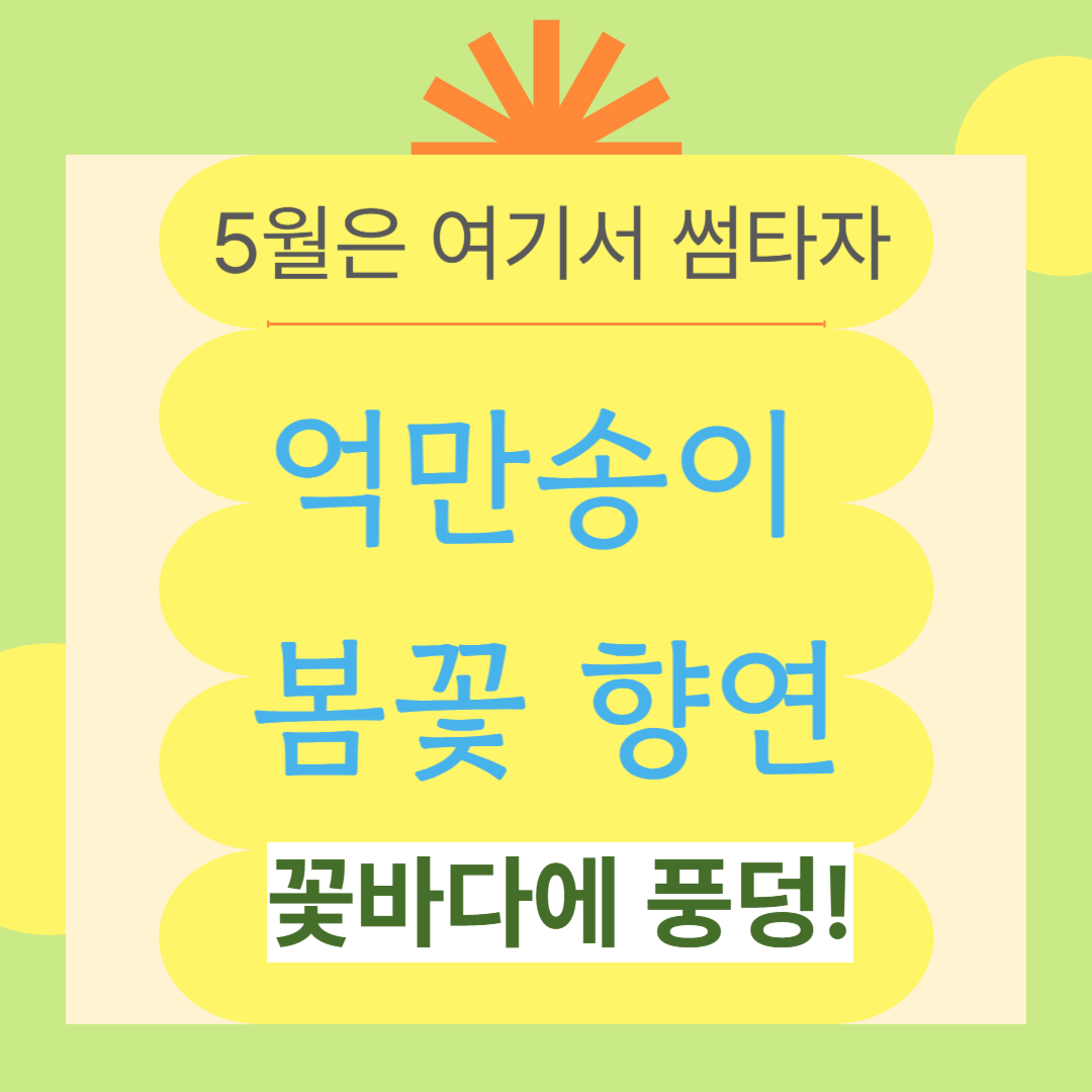 억만송이 봄꽃의 향연! 2025 피나클랜드 봄꽃축제