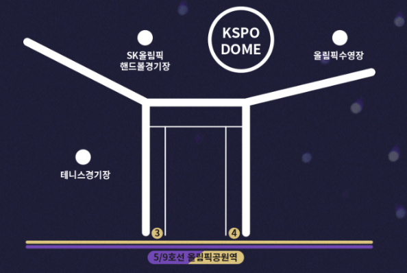 KSPO DOME 약도