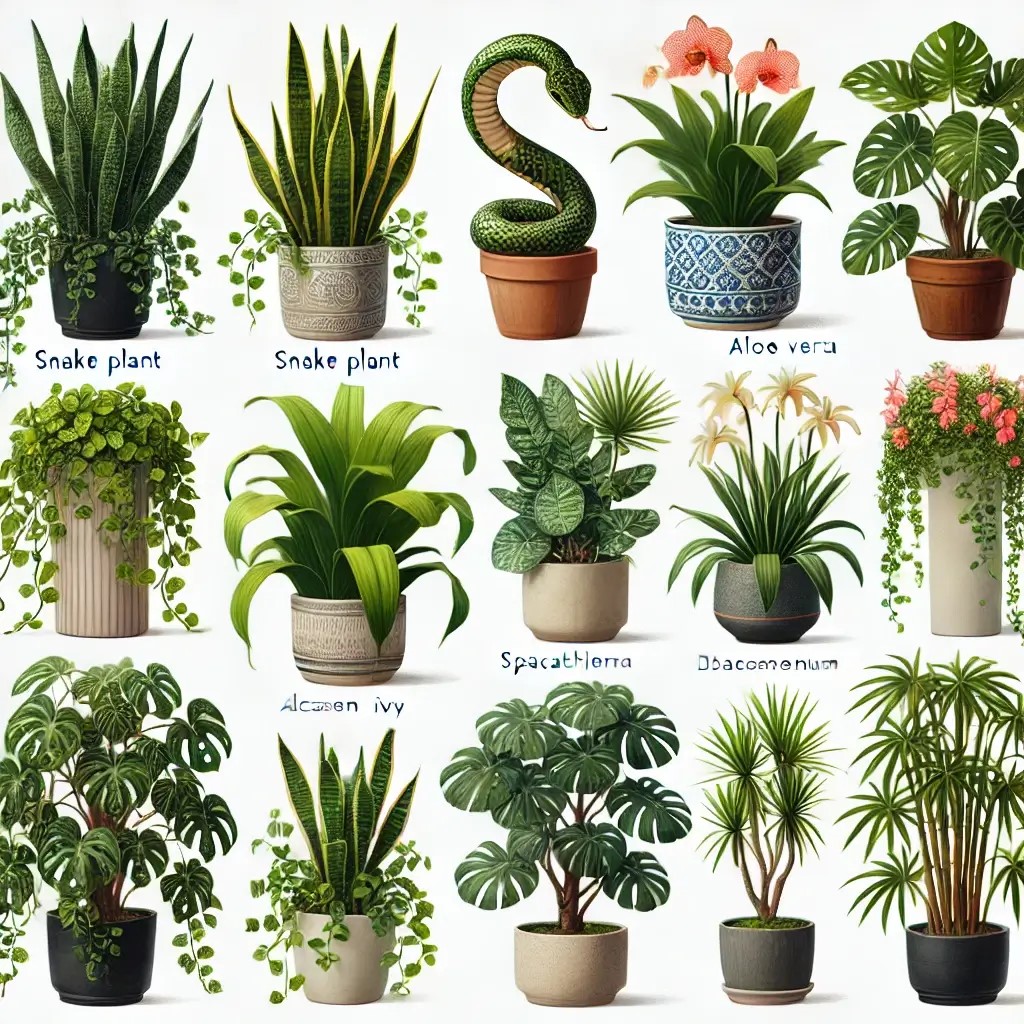 실내 공기 청정기 대신 집에서 기르는 공기 정화 식물 모음