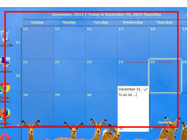pc 바탕화면 달력 설치 사이트