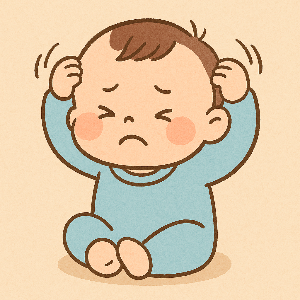 아기가 머리를 때리는 이유