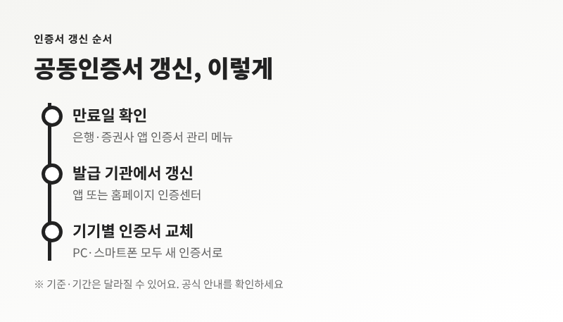 인증서 갱신