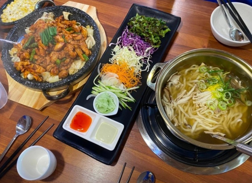 영천새우칼국수 대표 메뉴