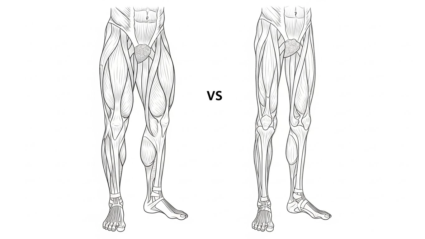 매일 만보 걷는데 다리가 가늘어진다면