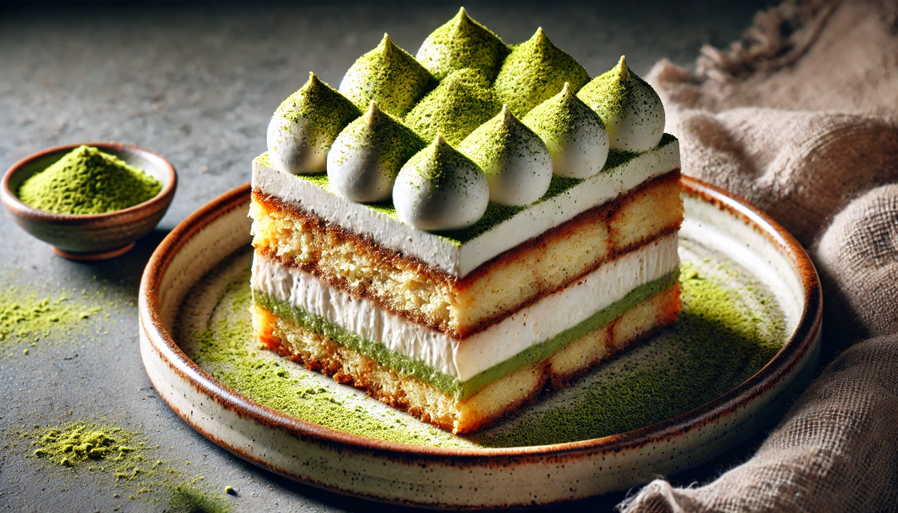 말차 티라미수 홈베이킹 노오븐 버전