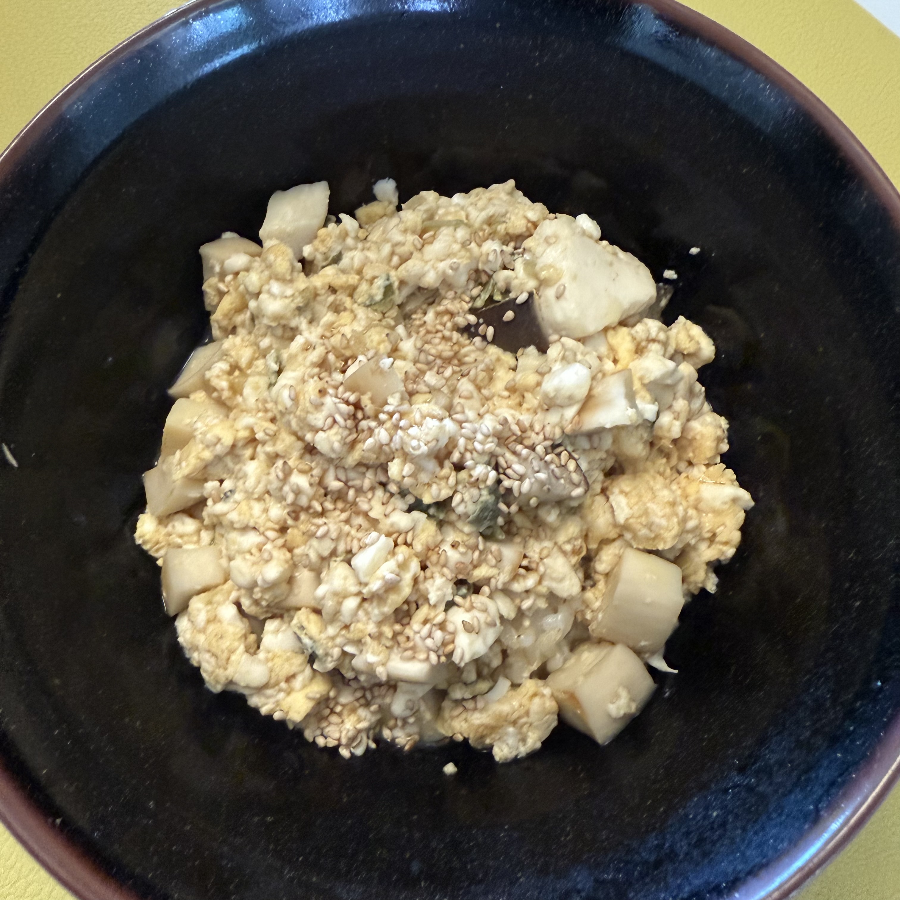 순두부 계란 버섯 덮밥 요리– 다이어트