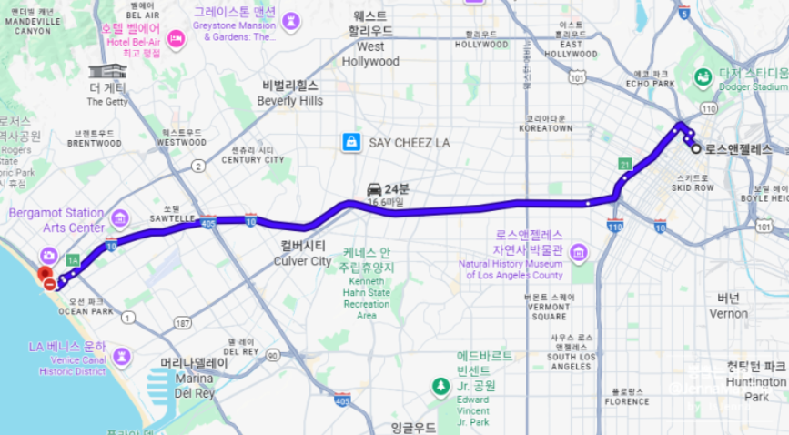 #산타모니카비치