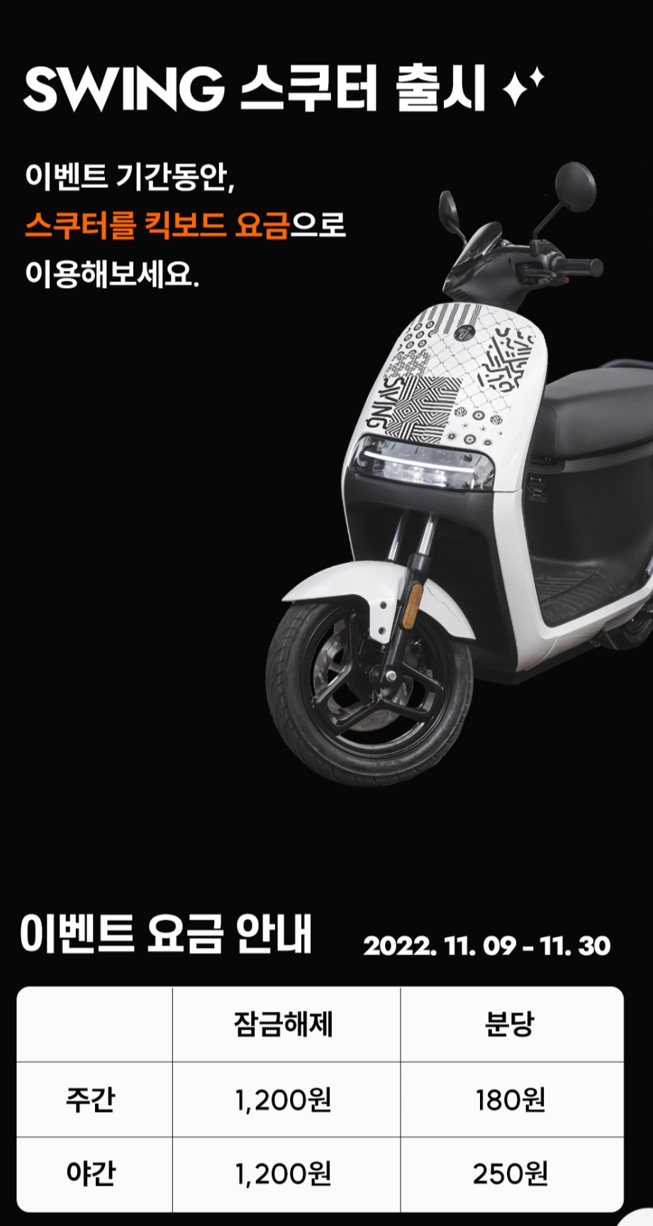 공유스쿠터 공유스쿠터이용방법 공유스쿠터이용요금 공유스쿠터위치