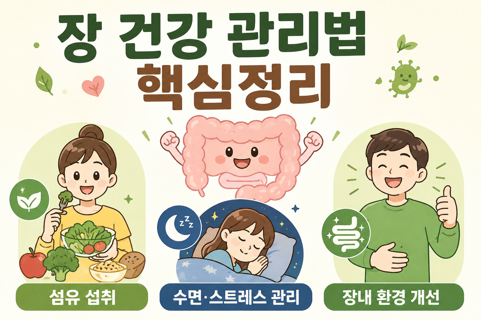 장 건강 관리법 핵심정리 -사진-