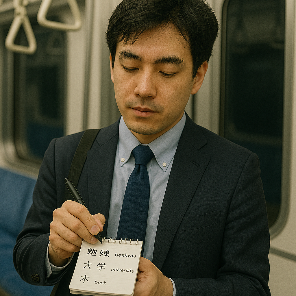 1일 5단어, 출근길 일본어 단어장 만들기 관련 이미지