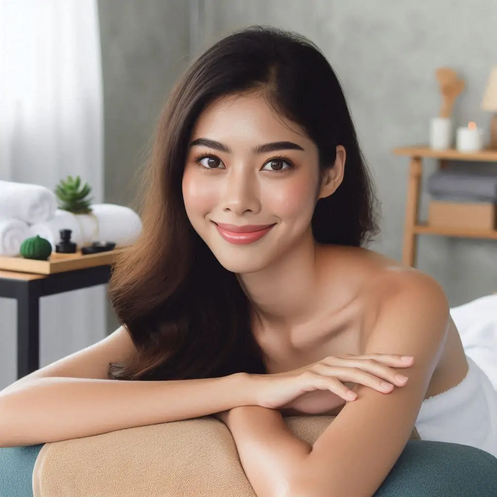 피부,체형관리 샵 배경