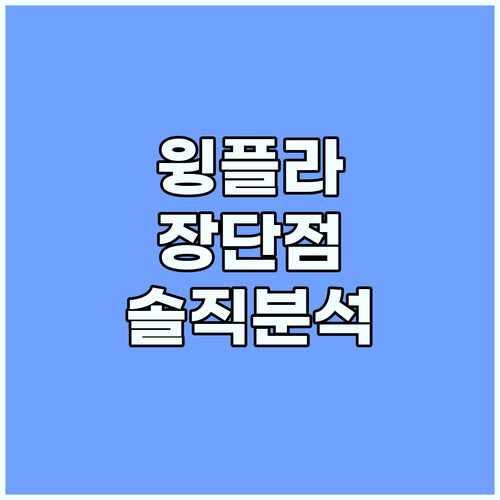 주방 필수템? 윙플라 프라이팬 장단점..