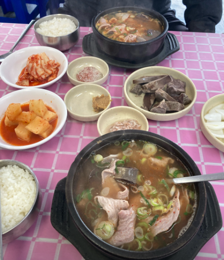곡성한일순대국밥