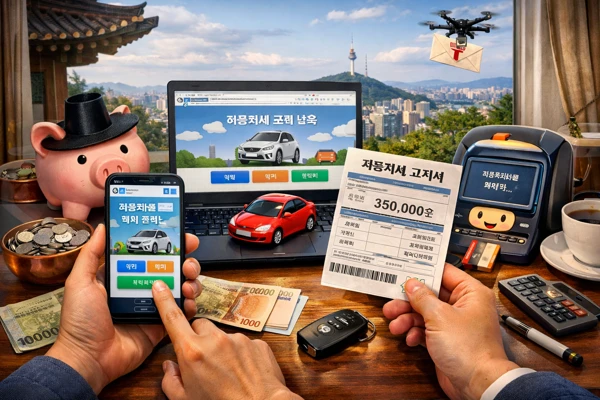 자동차세 간편 납부 이미지