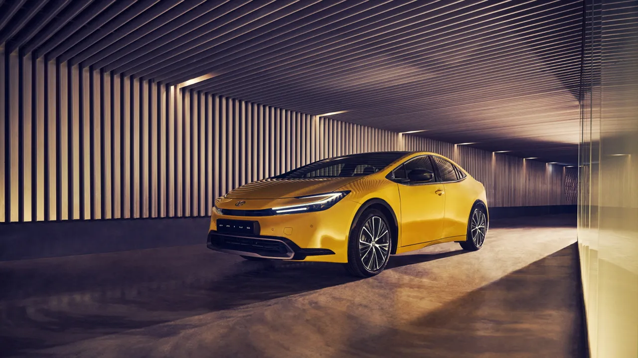 토요타 프리우스 하이브리드 자동차 이미지