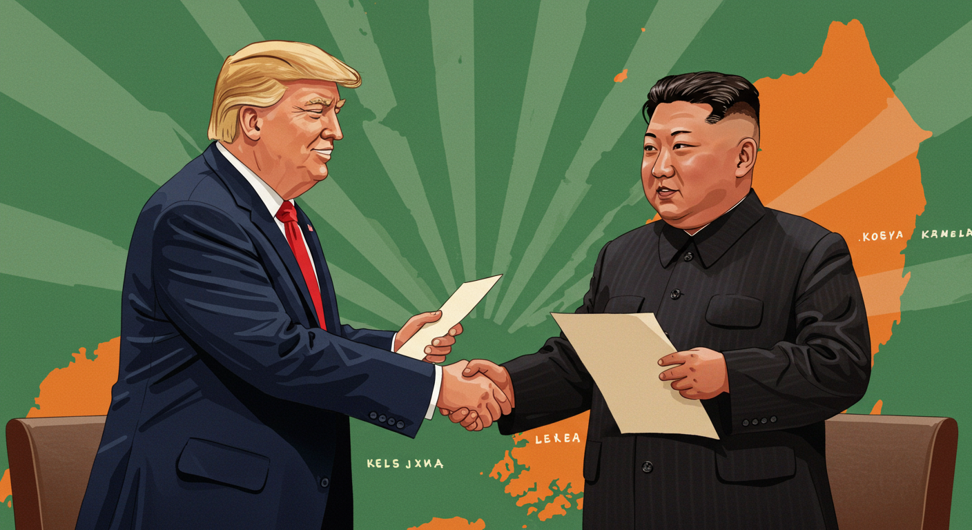 트럼프 2기, 김정은 친서 재개 시도