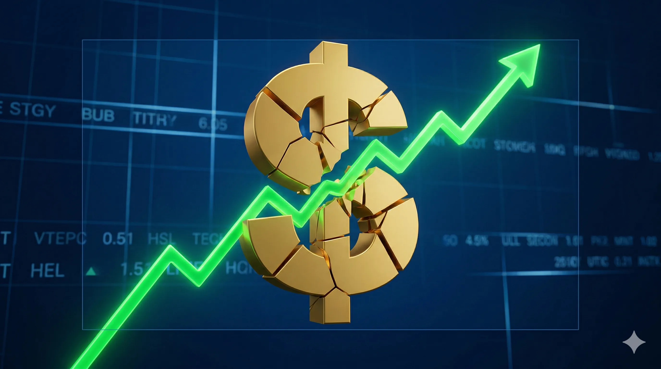 슈퍼 약달러 공습: 달러 인덱스 100 붕괴와 아시아 IT 신흥국 증시 반등을 상징하는 대표 이미지 by Finory