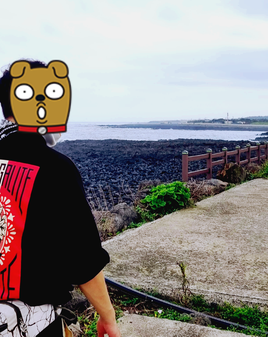 올레3코스 B코스는 바다를 바라보면서 걷게된다.