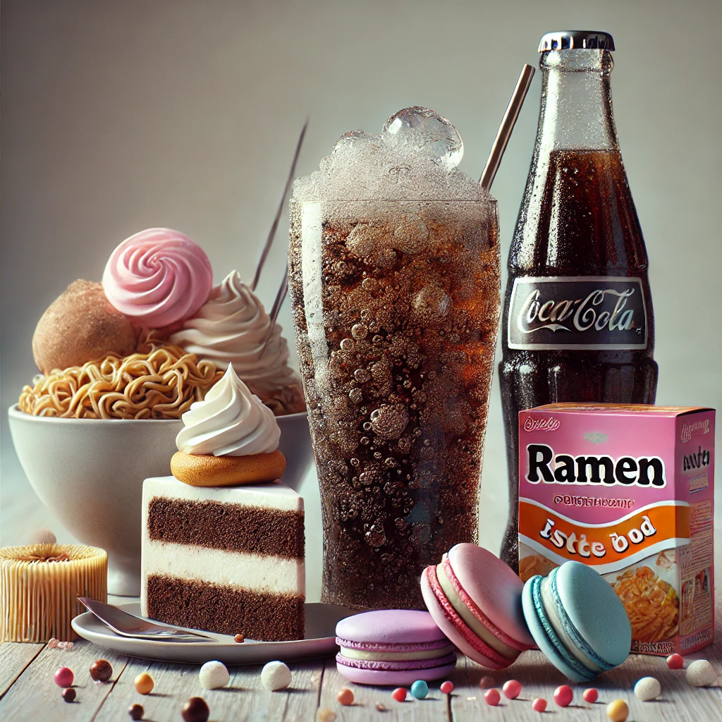 탄산음료-디저트-즉석식품
