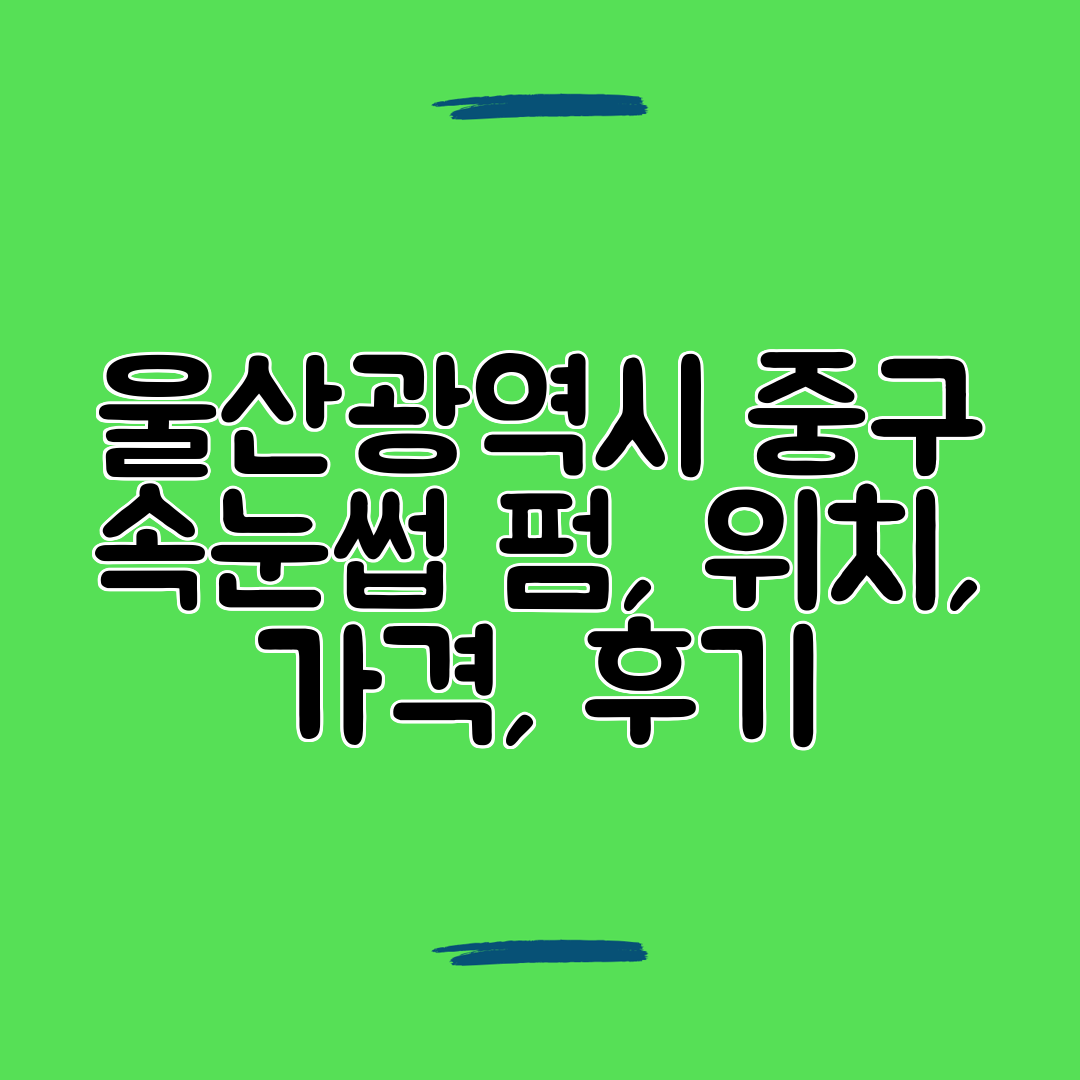 울산광역시 중구 속눈썹 펌, 위치, 가격, 후기