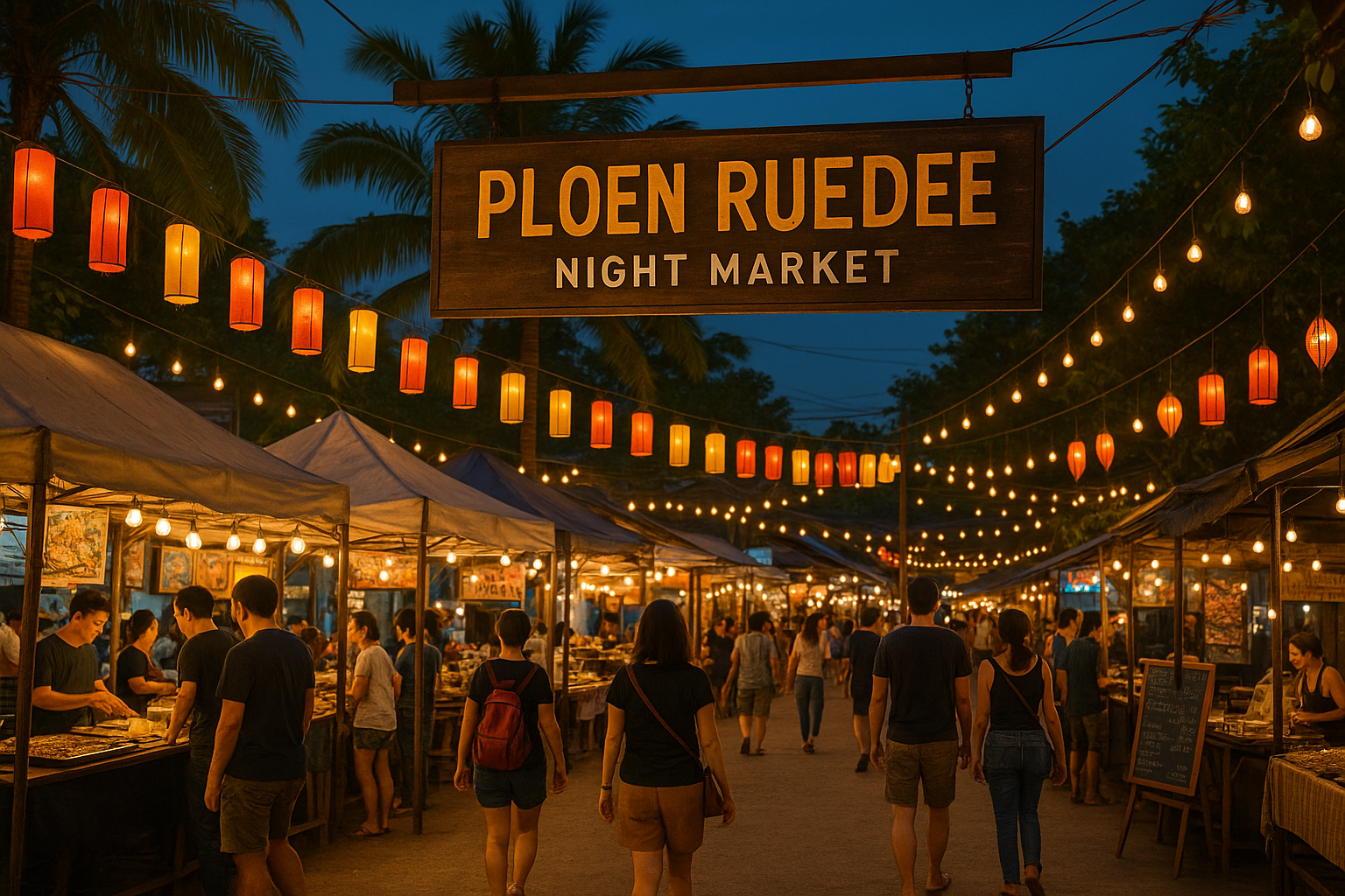 플런루디 야시장 관련 사진