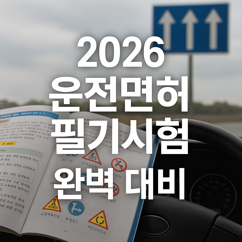 2026 운전면허 필기시험 완벽 대비 ❘ 새로 바뀐 출제유형&middot;난이도 분석