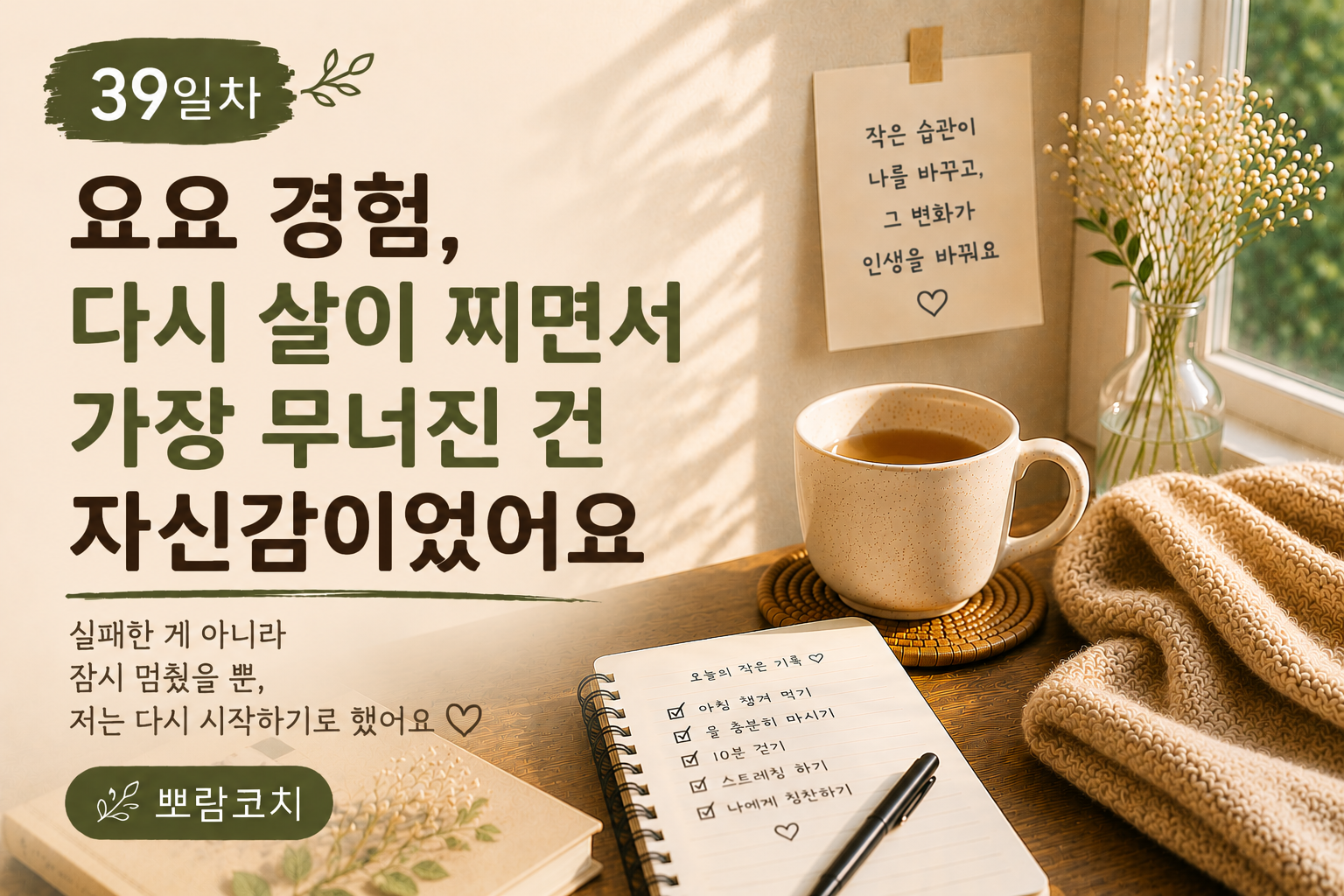 요요경험 다시 살이 찌면서 가장 무너진 건 자신감이었어요