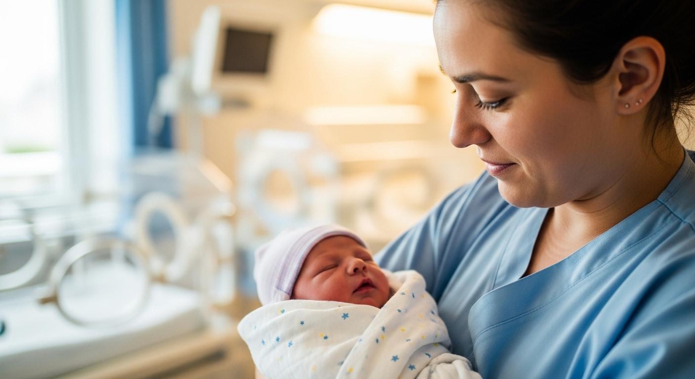 아기 병원 보호자