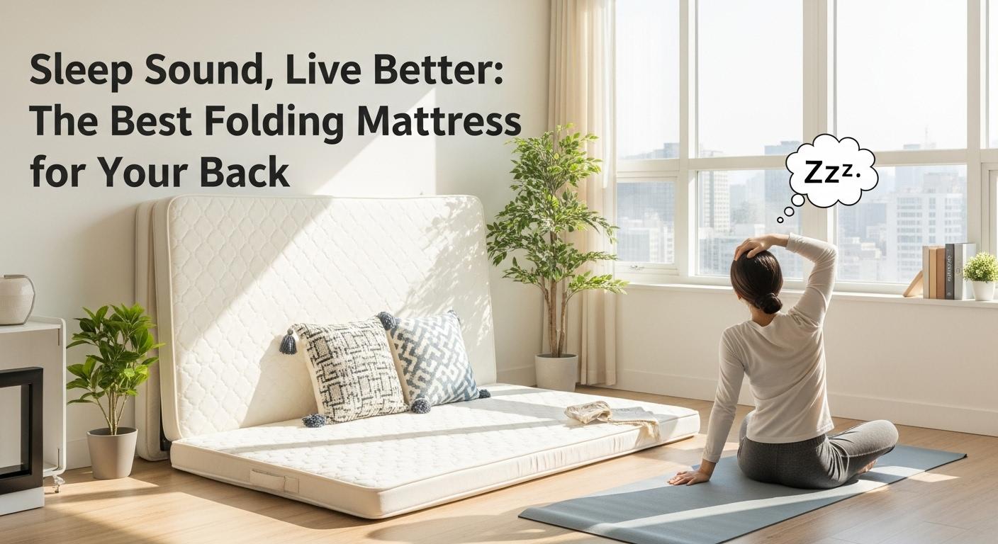 허리에좋은 토퍼 접는 바닥 매트리스