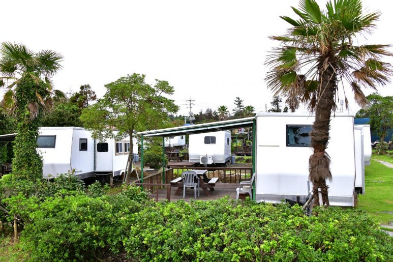 제주 바닷가 캠핑 '제주캠핑카라반' 미리보기