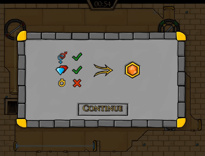 불과-물-2인용-게임하기-2-라이트템플-종료-화면