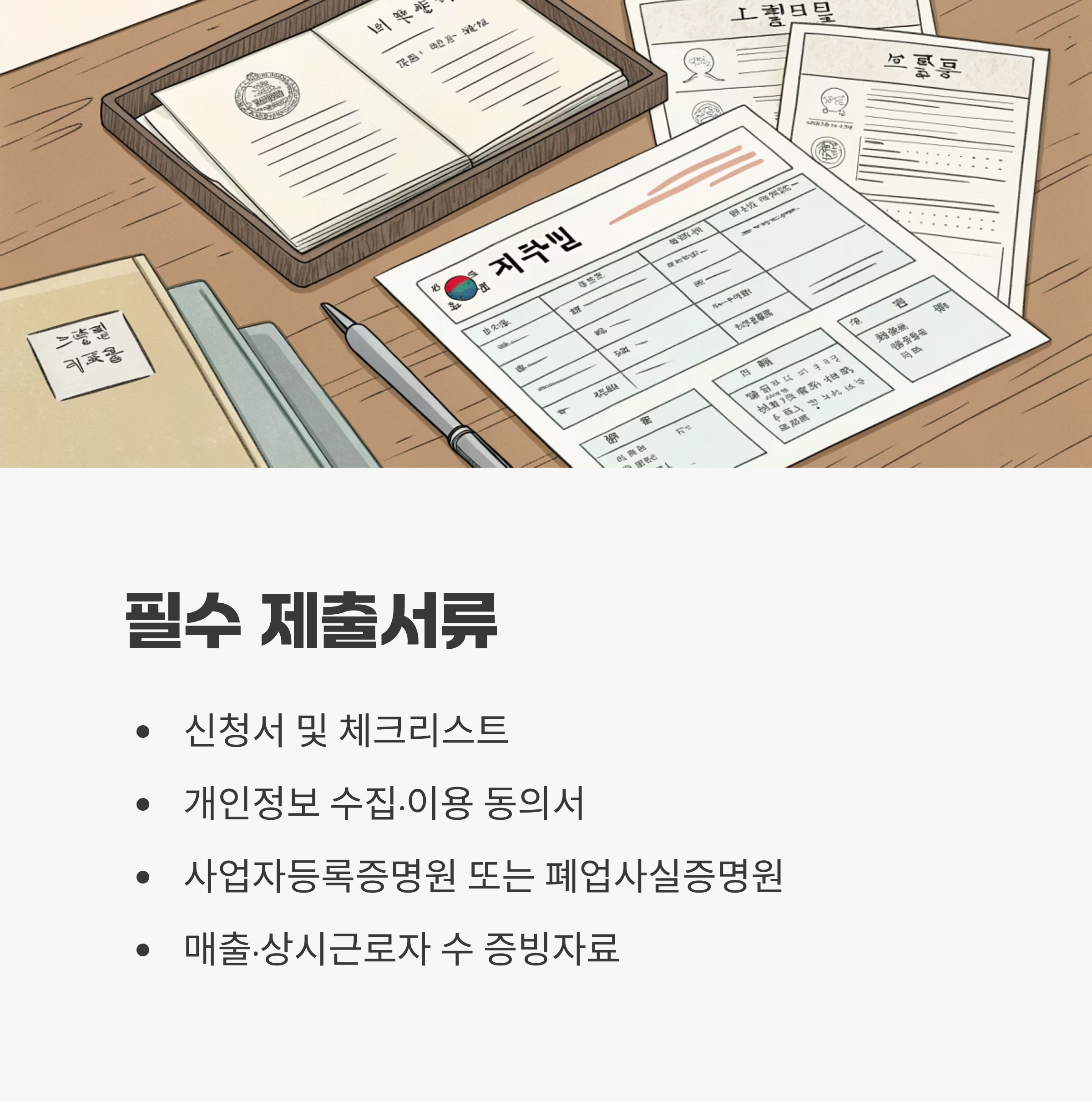 필수 제출서류 총정리