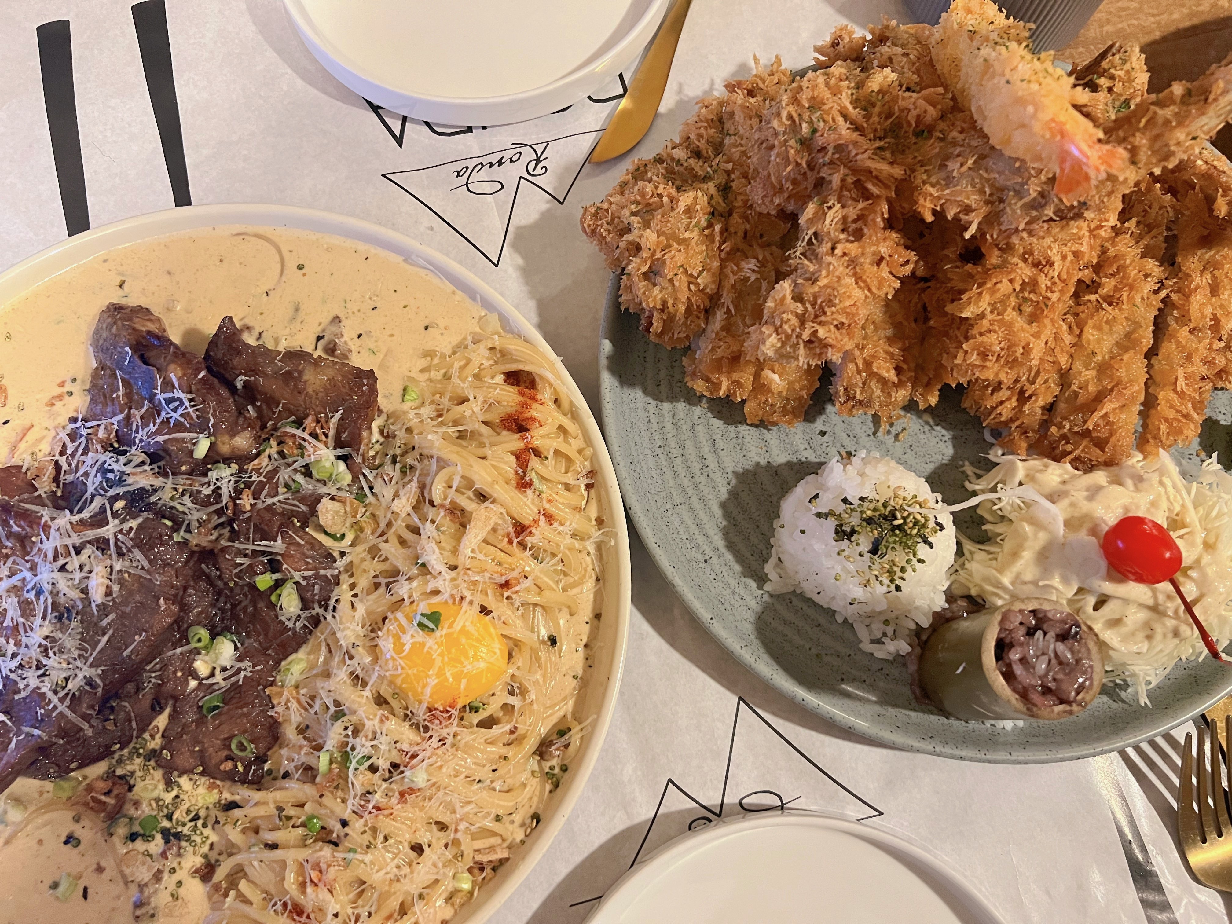 담양론다 담양갈비청양파스타, 돈마호크카츠