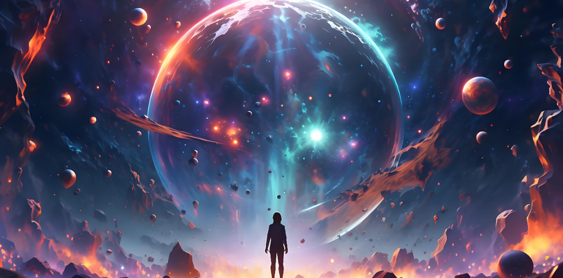 가상공간이미지사진