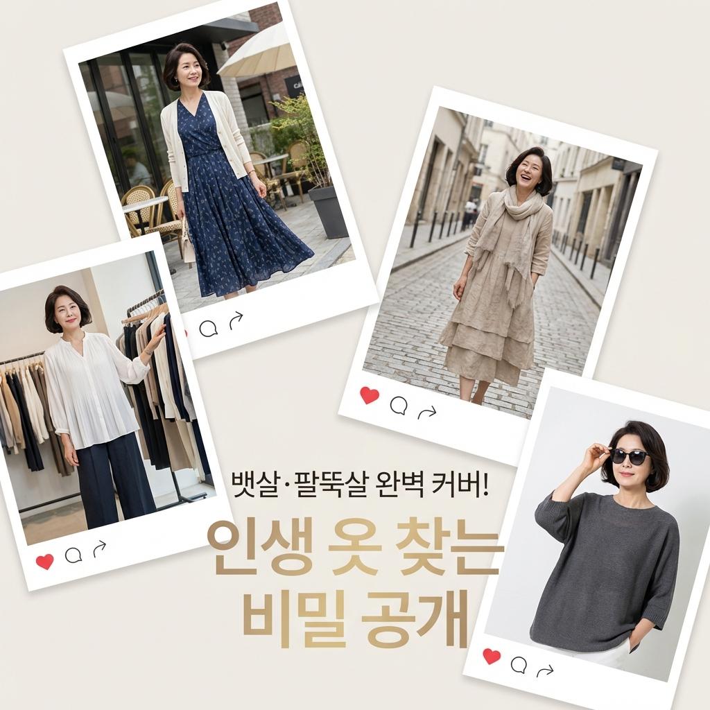 뱃살·팔뚝살 완벽 커버! 인생 옷 찾는 비밀 공개