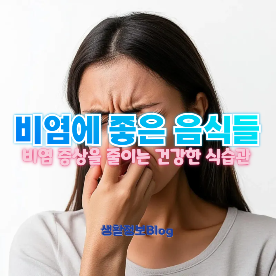 비염 완화에 효과적인 음식 7가지!