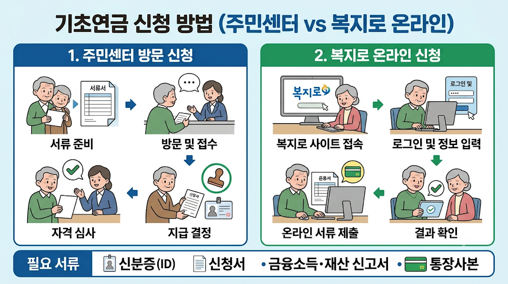 기초연금_신청방법_주민센터_복지로
