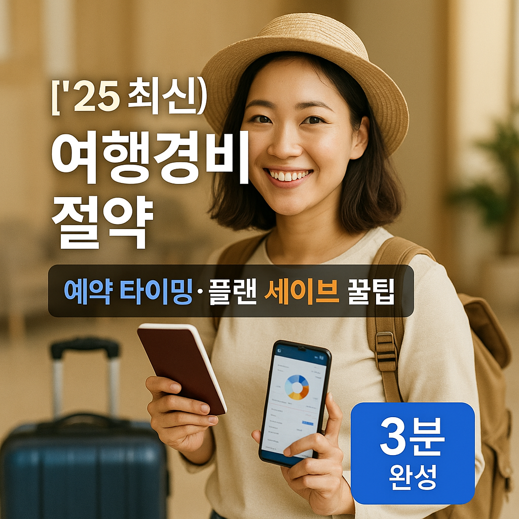 [&rsquo;25 최신] 여행경비 절약 ｜ 예약 타이밍&middot;플랜 세이브 꿀팁
