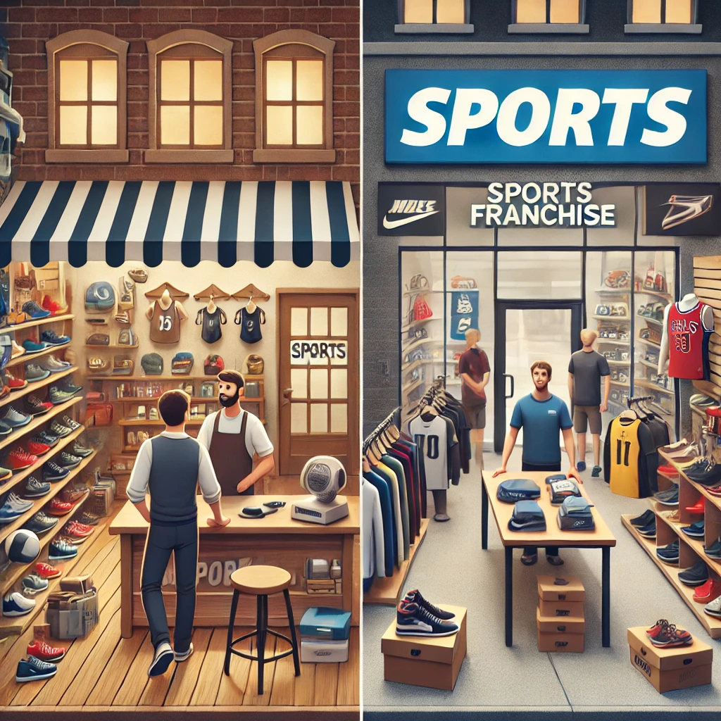 개인사업 vs 프랜차이즈