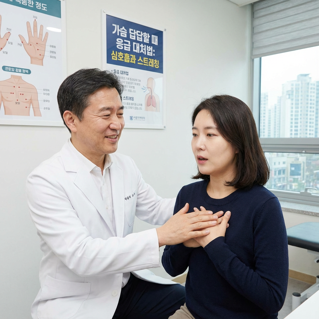 가슴 답답한 증세, 어떻게 빠르게 해결할까요