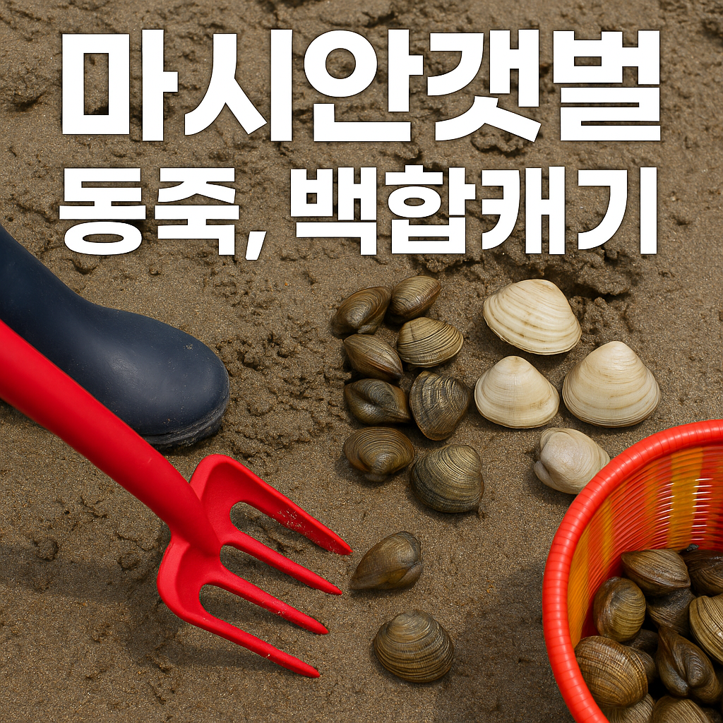 영종도 마시안 갯벌체험장 5월 체험시간표 물때시간표 체험 준비물 이용료