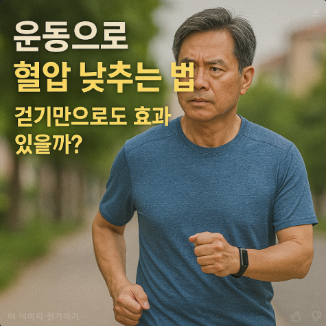 운동으로 혈압 낮추는 법
