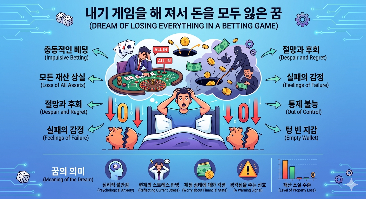 집 문서, 전재산을 내기·도박으로 돈을 잃는 꿈, 패배하는 꿈 해몽 40!!